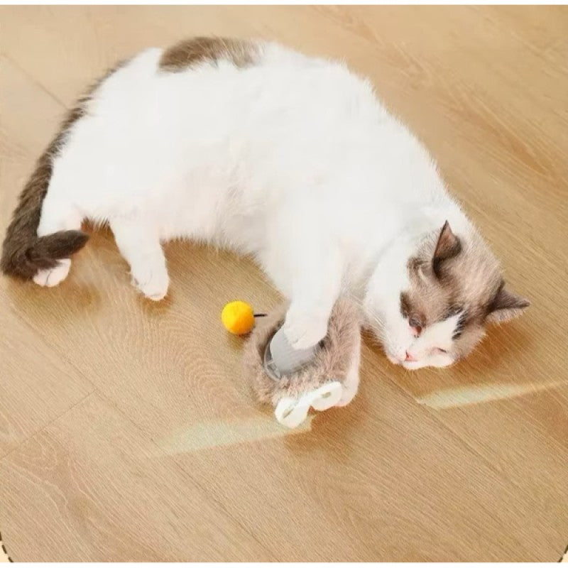 USB Şarjlı Tüylü Hareketli Kedi Oyuncağı