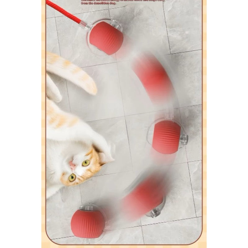 Şarjlı Titreşimli Uzun İpli Kedi Oyuncağı