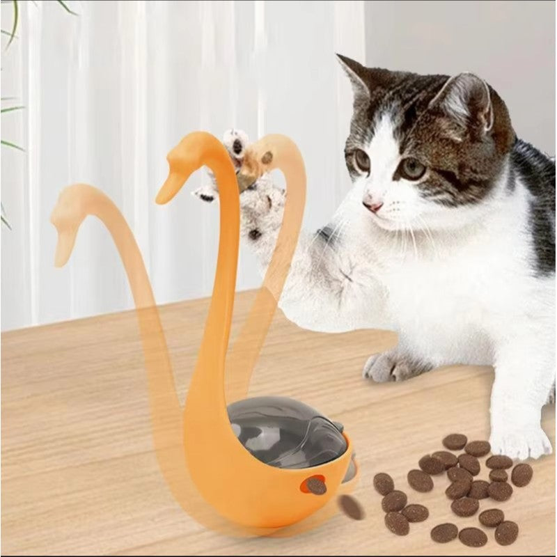 Mama Hazneli Lazerli Kuğu Kedi Oyuncağı