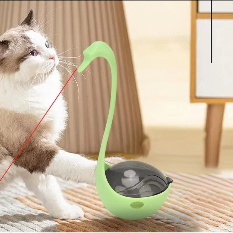 Mama Hazneli Lazerli Kuğu Kedi Oyuncağı