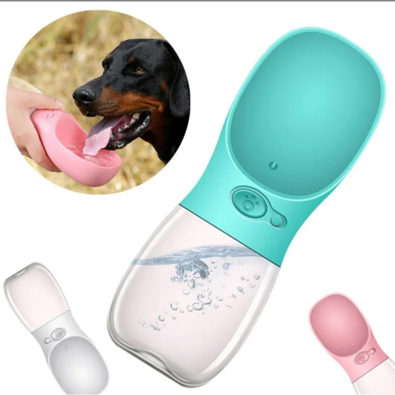 Sızdırmaz 350 ml Taşınabilir Köpek Su Matarası