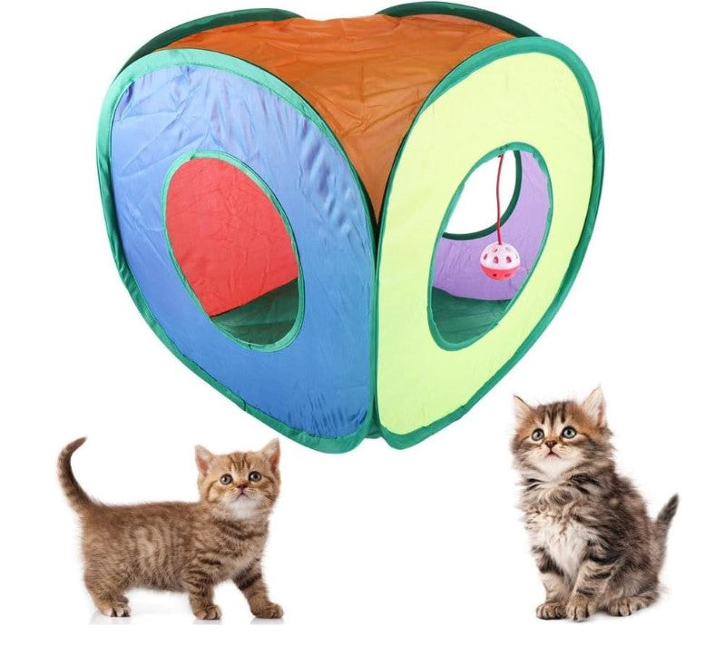 Asılı Oyuncak Toplu Kedi Oyun Tüneli