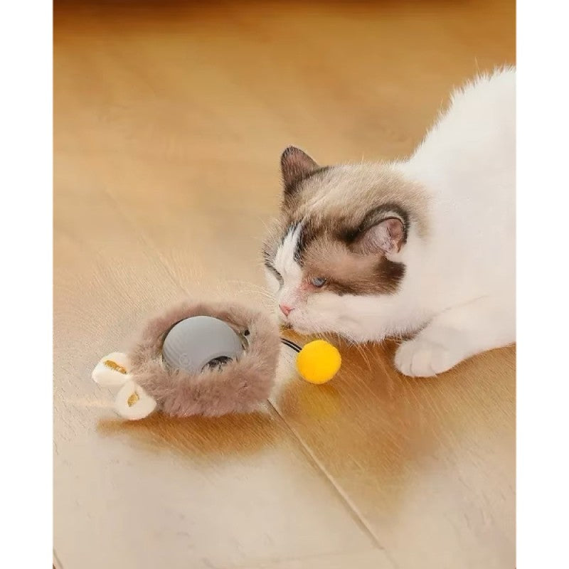 USB Şarjlı Tüylü Hareketli Kedi Oyuncağı
