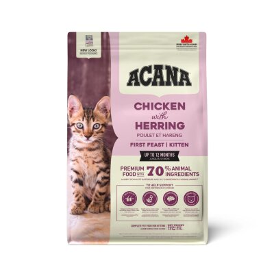 Acana First Feast Tavuklu Balıklı Yavru Kedi Maması 1,8 kg