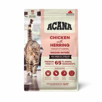 Acana Indoor Tavuklu Balıklı Kısırlaştırılmış Kedi Maması 1,8 kg
