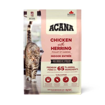 Acana Tavuk ve Ringa Balıklı Kısırlaştırılmış Kedi Maması 4,5 kg