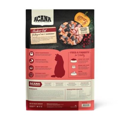 Acana Indoor Tahılsız Tavuk-Balıklı Yetişkin Kedi Maması 4,5 kg
