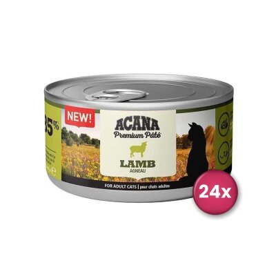 Acana Tahılsız Kuzu Etli Ezme Kedi Konservesi 85 g x 24
