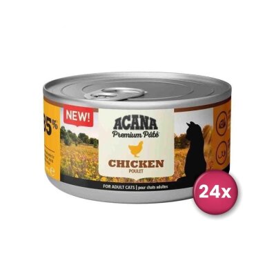 Acana Tahılsız Tavuk Etli Ezme Kedi Konservesi 85 g x 24