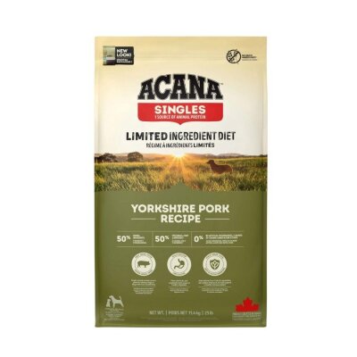Acana Yorkshire Tahılsız Domuz Etli Balkabaklı Köpek Maması 11,4 kg