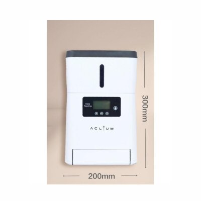 Aclıum 4 Programlı Otomatik Mama Kabı 1 kg (Kedi & Köpek)