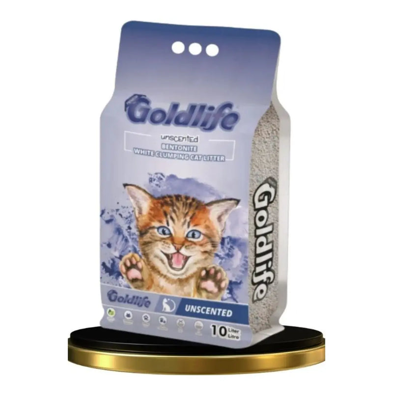 Goldlife Premium Kokusuz Topaklanan Kedi Kumu 10 L