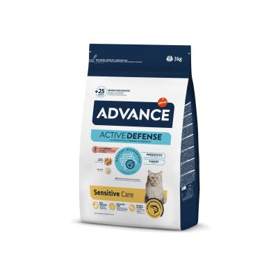 Advance Sensitive Somonlu Pirinçli Yetişkin Kedi Maması 3 kg