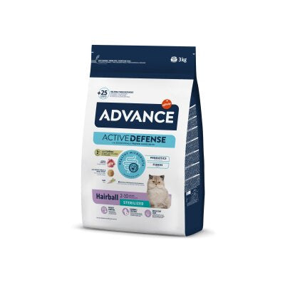Advance Hairball Kısırlaştırılmış Hindili Kedi Maması 3 kg