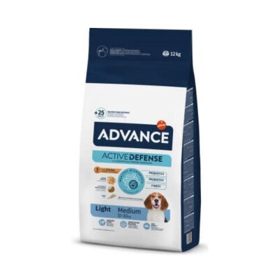 Advance Medium Light Orta Irk Kilo Kontrolü Köpek Maması (12 kg)