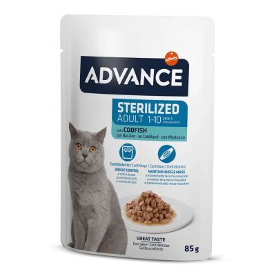 Advance Morina Balıklı Kısırlaştırılmış Kedi Yaş Maması 85 gr
