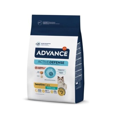 Advance Sensitive Somonlu Kısır Kedi Maması 8 kg + 2 kg Hediyeli