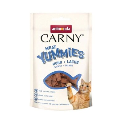 Animonda Carny Tahılsız Tavuk ve Somonlu Kedi Ödülü 50 gr
