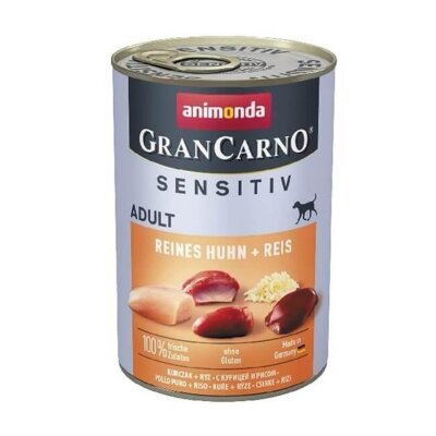 Animonda Gran Carno Sensitiv Tavuklu Pirinçli Konservesi (400 gr)