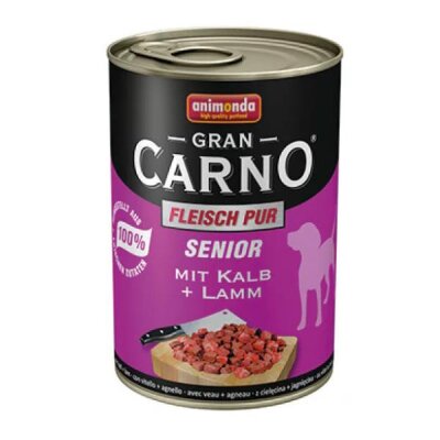 Animonda Gran Carno Sığır ve Kuzu Etli Yaşlı Köpek Konservesi 400 gr