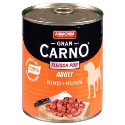 Animonda Gran Carno Sığır Etli ve Tavuklu Köpek Konservesi (400 gr)