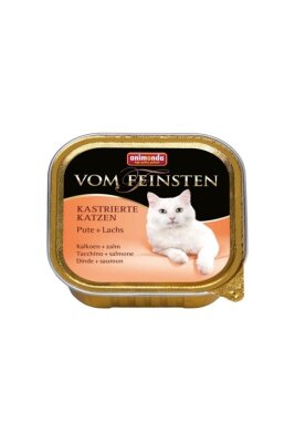 Animonda Hindili ve Somonlu Kısırlaştırılmış Yaş Kedi Maması 100 gr