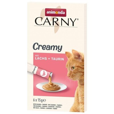 Animonda Carny Somon ve Taurinli Krema Kedi Ödülü 6x15 gr