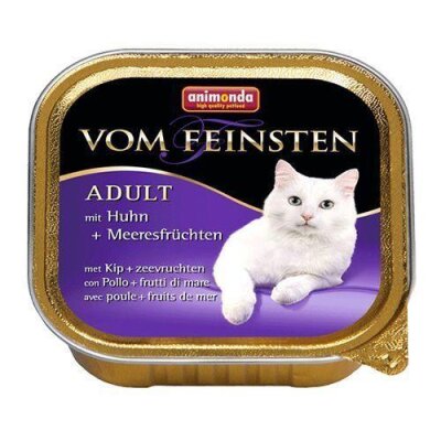 Tavuk ve Deniz Mahsullü Yetişkin Kedi Konservesi 100 gr