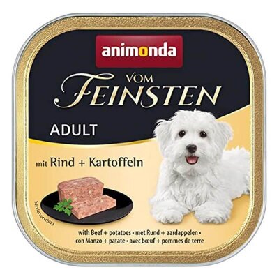 Animonda Vom Feinsten Sığır Eti ve Patatesli Köpek Konservesi (150 gr)