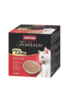 Animonda Vom Feinsten Biftekli Kedi Pudingi 3 x 85 gr