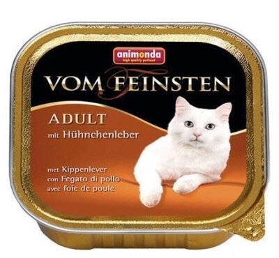 Animonda Vom Feinsten Tavuklu Ciğerli Yetişkin Kedi Konservesi 100 gr