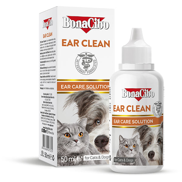 BonaCibo Kedi Kulak Temizleme Solüsyonu 50 ml