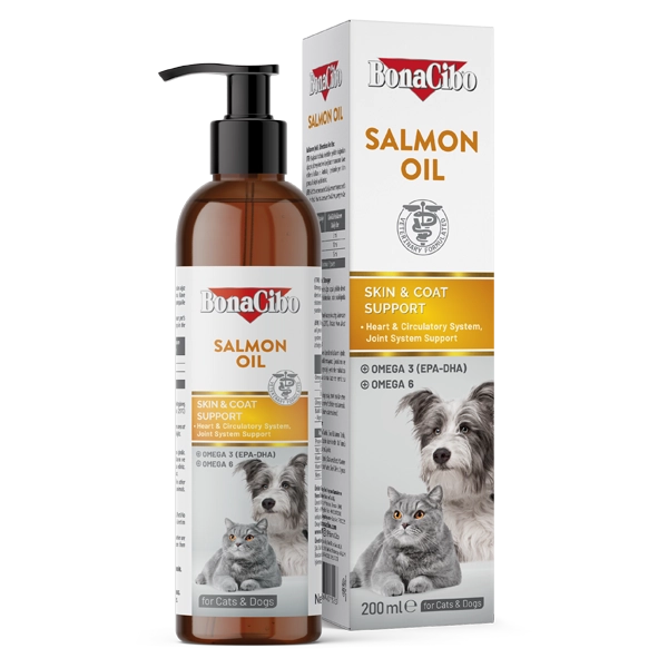 BonaCibo Omega 3-6 Somon Yağı 200 ml