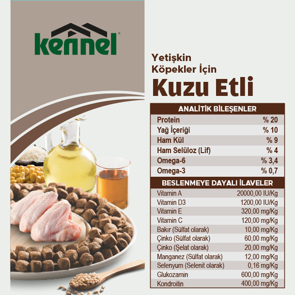 Kennel Yetişkin Köpek Kuru Maması 100 gr x 5