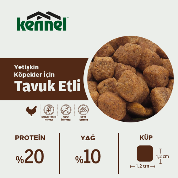 Kennel Yetişkin Köpek Kuru Maması 100 gr x 5