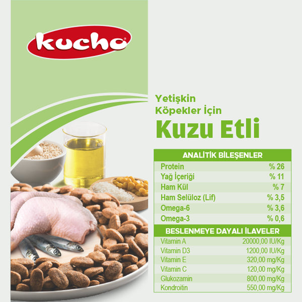Kucho Tavuklu Yetişkin Köpek Kuru Maması 100 gr x 5