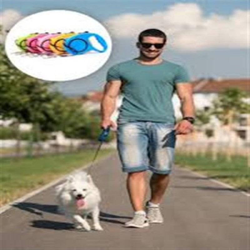 Stop Özellikli 3 m Otomatik Köpek Gezdirme Tasması