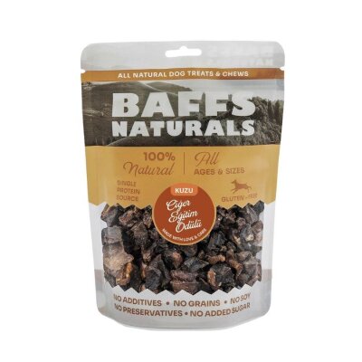Baffs Naturals Kurutulmuş Kuzu Ciğer Küp Köpek Eğitim Ödülü 100 gr