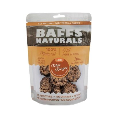Baffs Naturals %100 Kuzu Etli Mini Burger Köpek Ödülü 100 gr