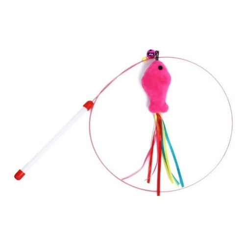 Balık Figürlü 90 cm Kedi Oyun Oltası