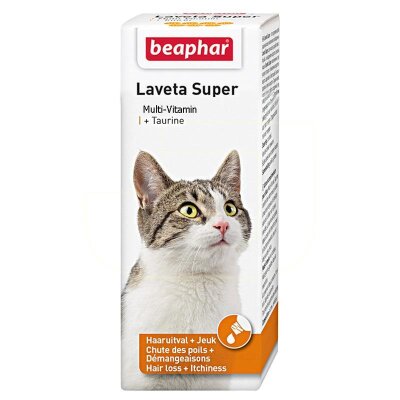 Beaphar Laveta Taurine Tüy ve Cilt Likit Kedi Vitamini 50 ml