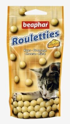 Beaphar Rouletties Peynirli Çiğnenebilir Kedi Ödülü 44,2 gr