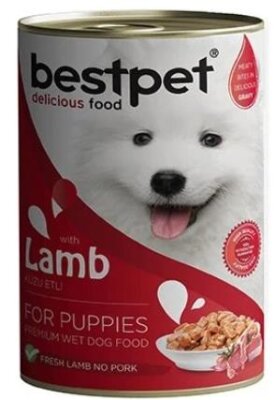 Bestpet Jöleli Parça Kuzu Etli Yavru Köpek Konservesi 400 gr