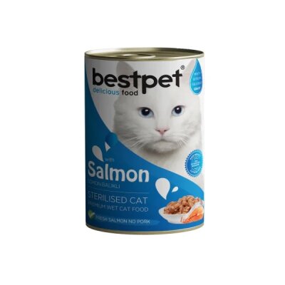 Kısırlaştırılmış için Düşük Yağlı Somonlu 400 gr Yaş Mama
