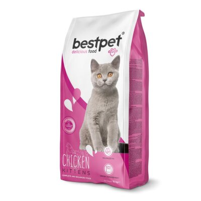 Bestpet Tavuklu ve Pirinçli Yavru Kedi Maması 15 kg