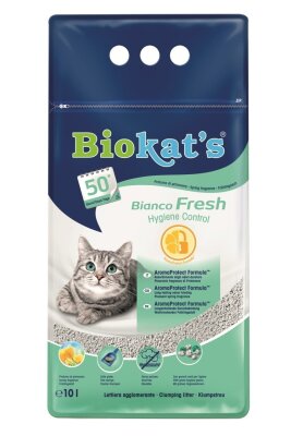 Topaklanan Beyaz Bentonit Kedi Kumu 10 L