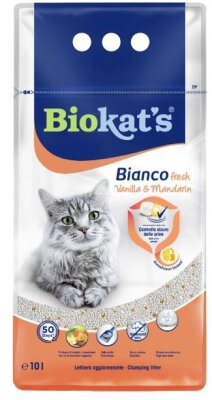 Vanilya-Mandalina Aromalı Topaklanan Bentonit Kedi Kumu 10 L