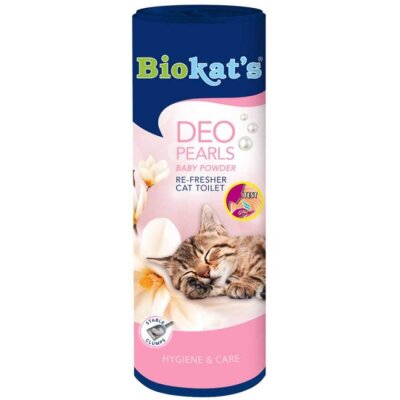 Biokats Deo Pearls Bebek Pudralı Kedi Kumu Koku Gidericisi 700 gr