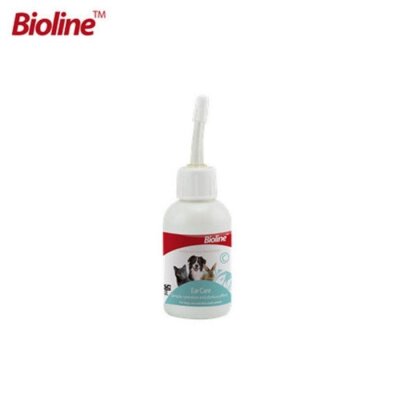 Bioline Hassas Cilde Uygun Kedi ve Köpek Kulak Temizleme Losyonu 50 ml