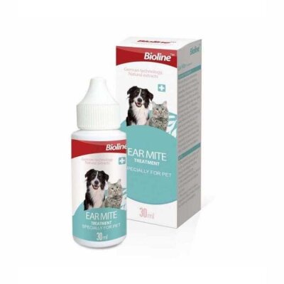 Bioline Kedi-Köpek Kulak Temizleme Yağı 30 ml